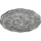 Ekena Millwork Cornelia Ceiling Medallion (Fits Canopies up to 4"), 22 1/2"OD x 1 1/2"P, Ultra Pure White Crackle CM22CNUWC - alternate 2